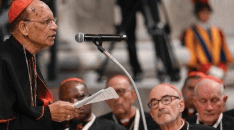 Los cardenales también piden perdón